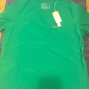 Womens Green Catarina FreeX One Pocket Scrub Top XL
